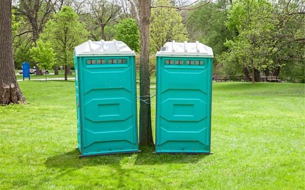 long-term porta the portable toilet can be serviced on weekends and after hours if needed